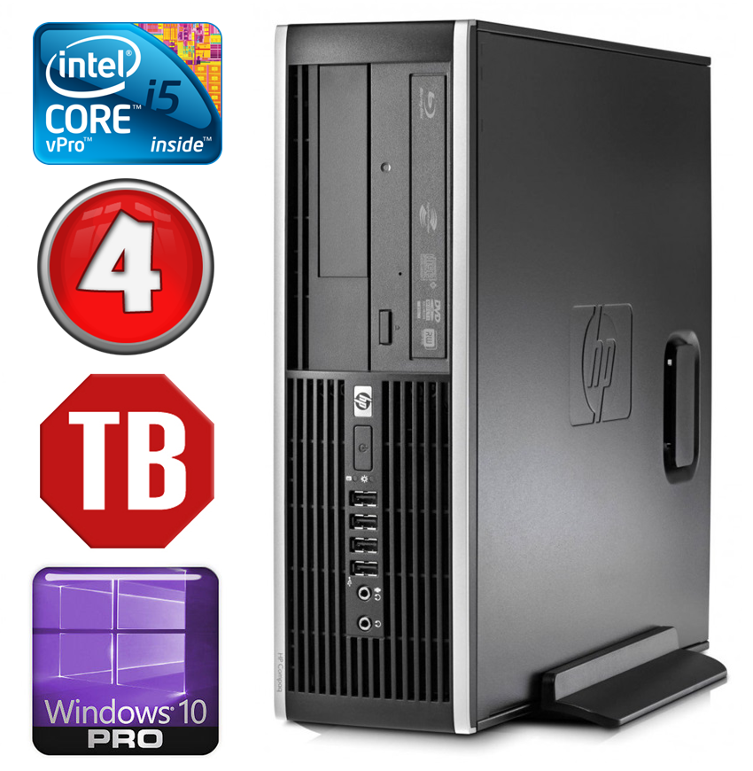 HP 8100 Elite SFF i5-650 4GB 1TB DVD WIN10Pro RW5346 (EAN411505346)