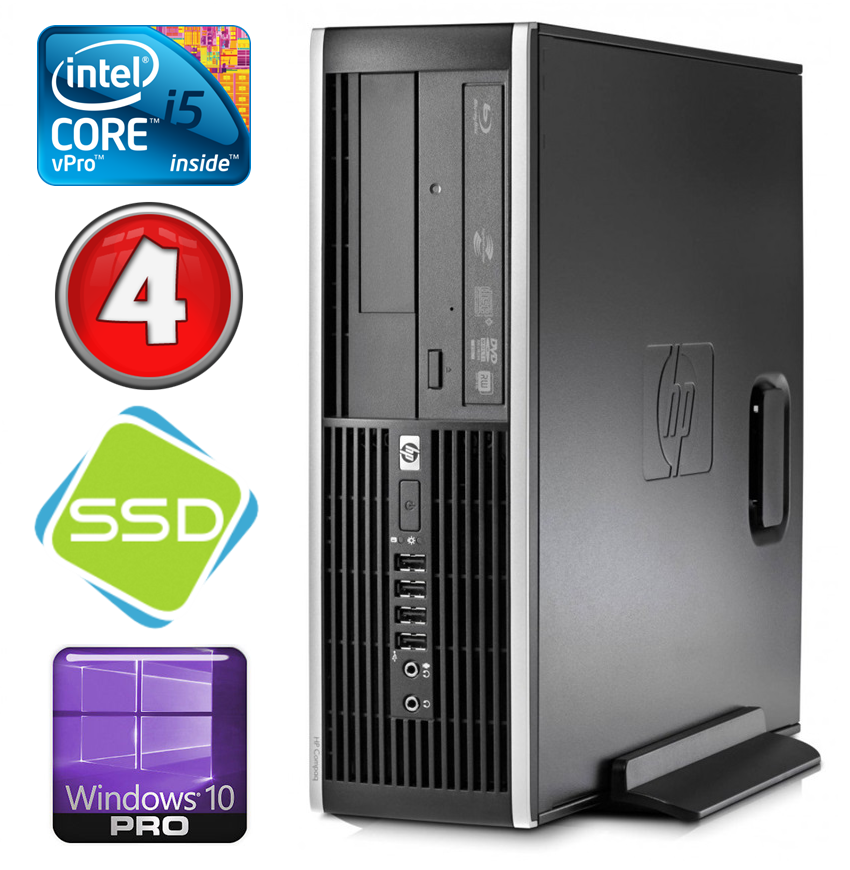 HP 8100 Elite SFF i5-650 4GB 120SSD DVD WIN10Pro RW5340 (EAN411505340)