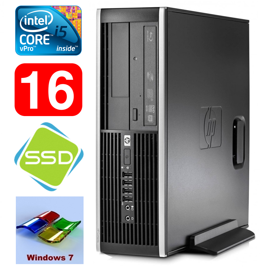 HP 8100 Elite SFF i5-650 16GB 120SSD DVD WIN7Pro RW5233 (EAN411505233)