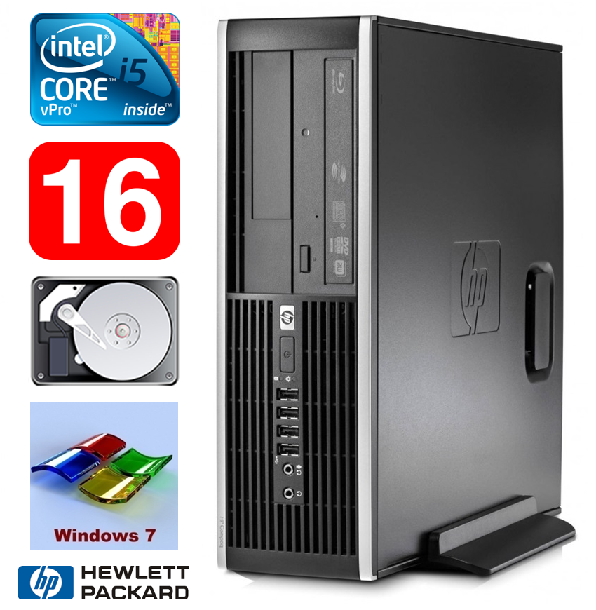 HP 8100 Elite SFF i5-650 16GB 250GB DVD WIN7Pro RW5261 (EAN411505261)