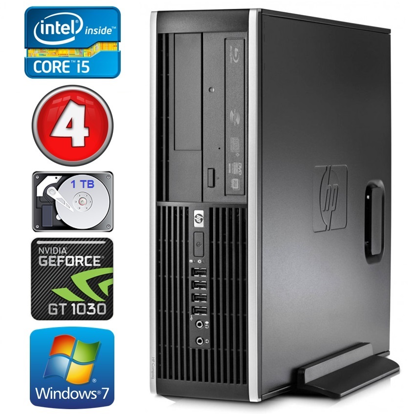 HP 8100 Elite SFF i5-750 4GB 1TB GT1030 2GB DVD WIN7Pro RW8144W7 (EWS411508144)