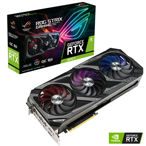 Asus Rog Strix GeForce RTX 3070 Ti Gaming OC 8GB GDDR6X (ROG-STRIX-RTX3070TI-O8G-GAMING) video karte