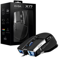 EVGA X17 - mouse - USB - gray 4250812439482 Datora pele