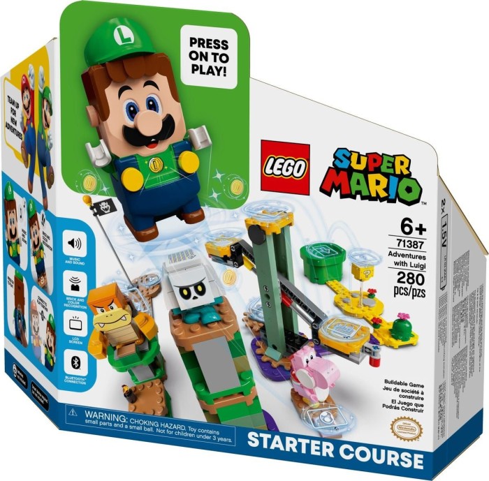 LEGO Super Mario 71387 Adventure with Luigi - Starter Course LEGO konstruktors
