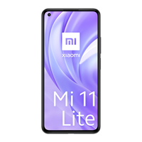 Xiaomi Mi 11 Lite 6GB/128GB Boba Black Mobilais Telefons