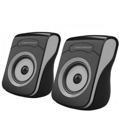 Speakers 2.0 USB Flamenco black/grey pārnēsājamais skaļrunis