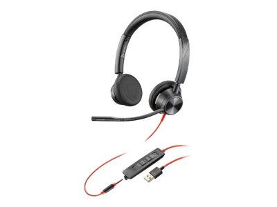 Poly Blackwire 3325 - Microsoft Teams - headset austiņas