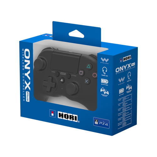 HORI Onyx + Wireless Controller, gamepad (black, PlayStation 4, PC) spēļu konsoles gampad