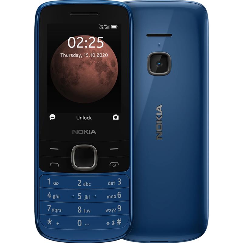 Nokia  225 4G DS (TA-1316) Blue Mobilais Telefons