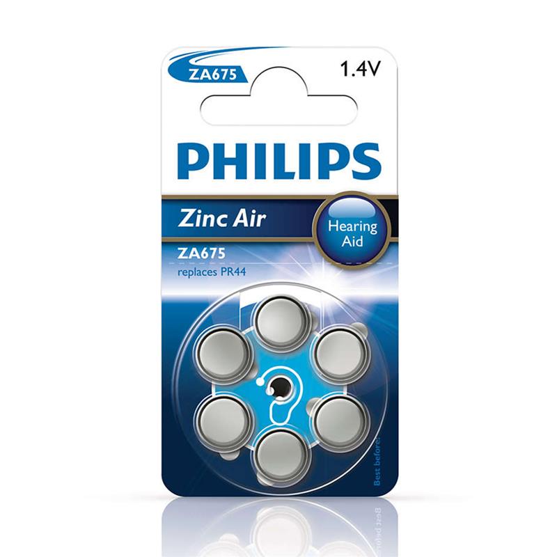 Baterija ZA675 1.4 V Zinc Air (PR44), Philips Baterija