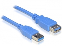 DELOCK Cable USB 3.0 ExtensionA/A 2m m/f kabelis, vads