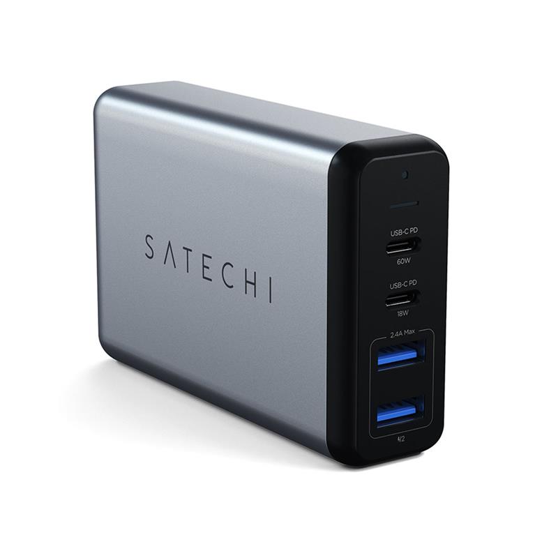 Adapteris USB-C / USB-A, Satechi / 75W USB centrmezgli