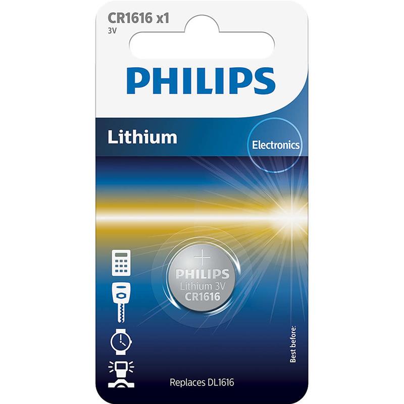 Baterija CR1616 3 V Lithium, Philips Baterija