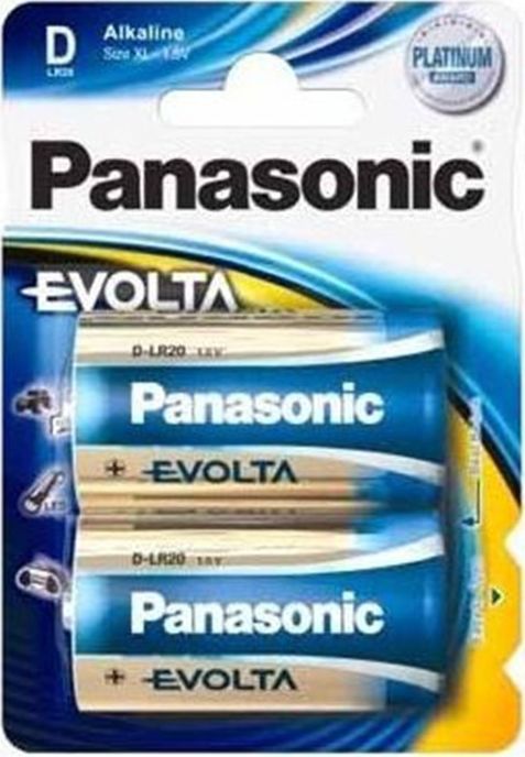 Panasonic Bateria D / R20 2 szt. LR20/2BP (5410853039228) Baterija
