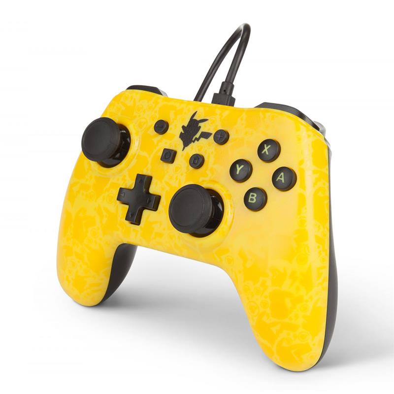 Spelu kontrolieris prieks Nintendo Switch Pikachu, PowerA spēļu konsoles gampad