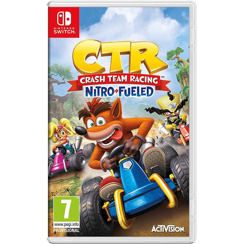 Spele prieks Nintendo Switch Crash Team Racing Nitro-Fueled spēle