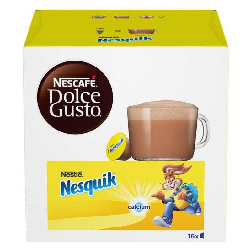 Kakao kapsulas Nescafe Dolce Gusto Nesquik piederumi kafijas automātiem