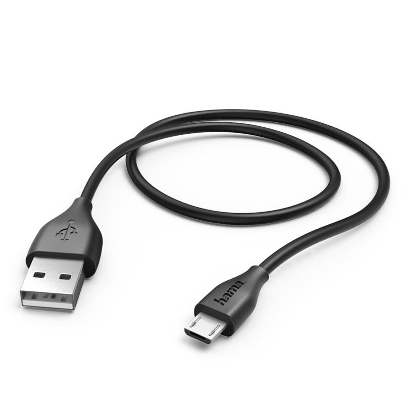 Vads USB -- microUSB Hama / 1,4 m USB kabelis