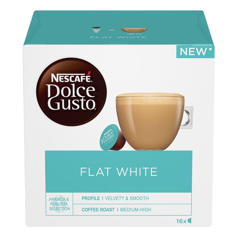 Kafijas kapsulas Nescafe Dolce Gusto Flat White piederumi kafijas automātiem