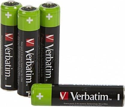 Verbatim Rechargeable AAA / R03 4 pcs. Baterija