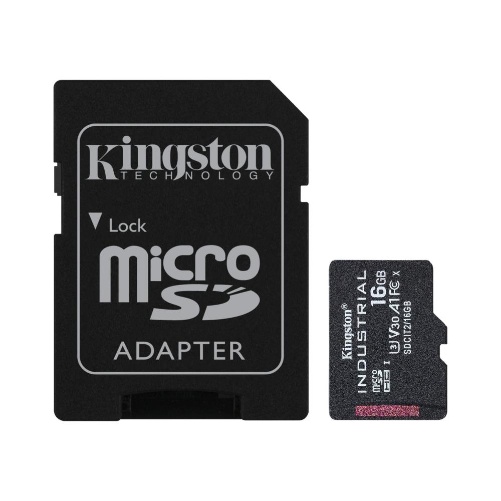 KINGSTON 16GB microSDHC Industrial C10 atmiņas karte