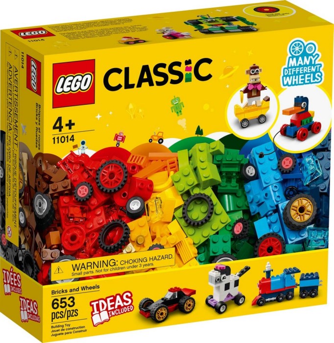 LEGO Classic 11014 Bricks and Wheels Building Set LEGO konstruktors