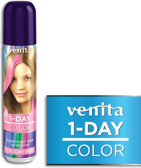 Venita 1-Day color spray 8 rozowy swiat V1605 (5902101515115)