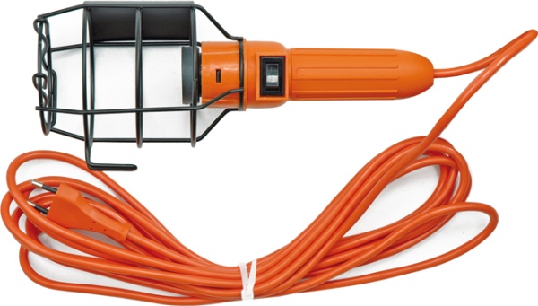 Vorel Lampa warsztatowa Practic 100W 230V prznosna z wylacznikiem (82713) 82713 (1000001090702)