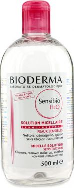 Bioderma Sensibio H2O plyn micelarny do skory wrazliwej 500ml 27103 (3401325655390) kosmētikas noņēmējs