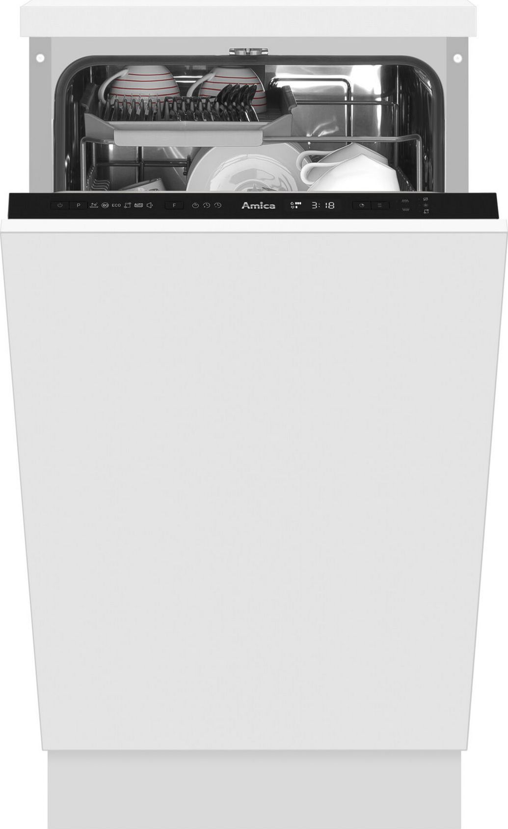DIM42E6TBqH Dishwasher Iebūvējamā Trauku mazgājamā mašīna