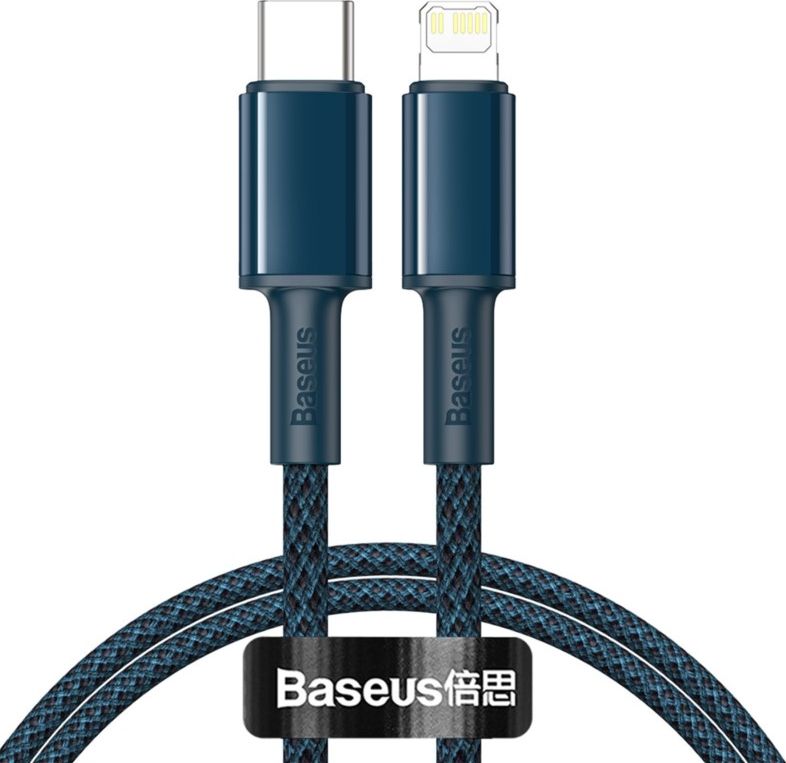 Kabel USB Baseus USB-C - Lightning 2 m Niebieski (02442) 02442 (6953156231962) USB kabelis