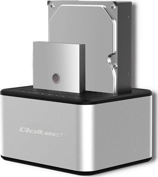 Qoltec 5316 2x HDD / SSD docking station | 2.5 