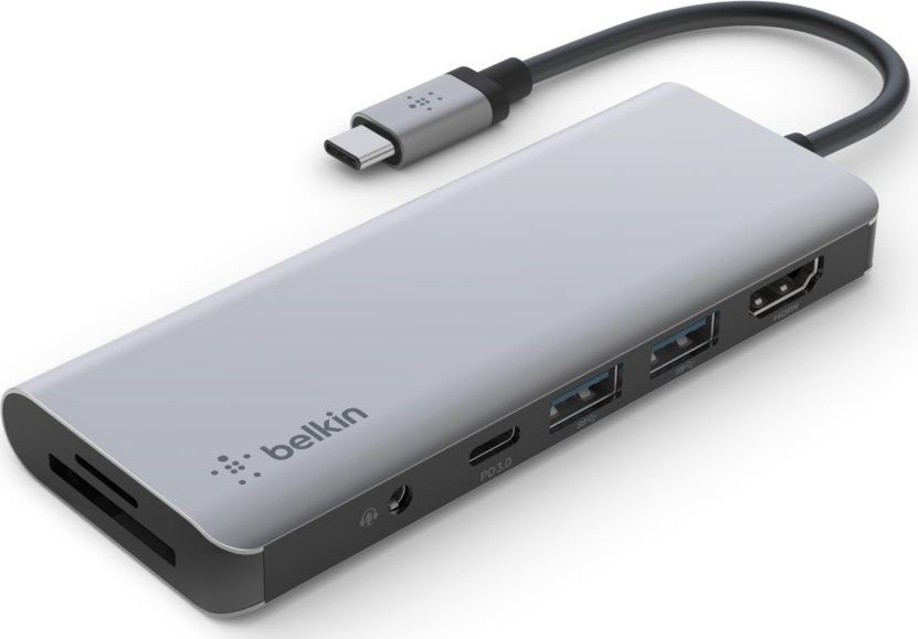 Stacja/replikator Belkin 7w1 USB-C (AVC009btSGY) 1_782560 (0745883819836) dock stacijas HDD adapteri