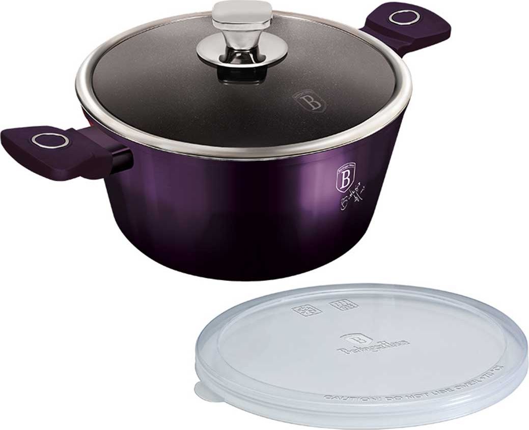 Berlinger Haus Garnek tytanowy 24cm berlinger haus bh-6629 purple BH-6629 Kinghoff (5999108417795) Pannas un katli