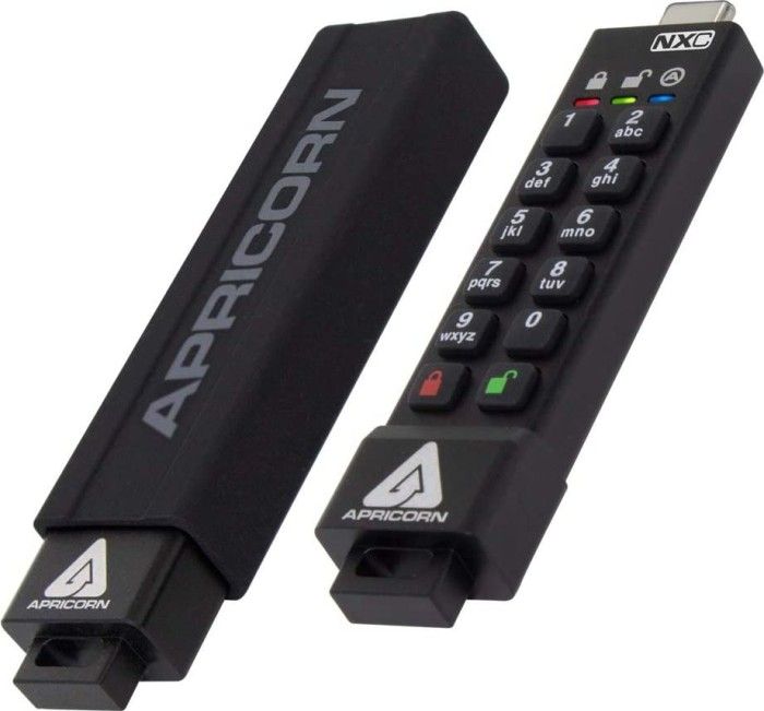 Apricorn Aegis Secure Key 3NXC - USB flash drive - 4 GB USB Flash atmiņa