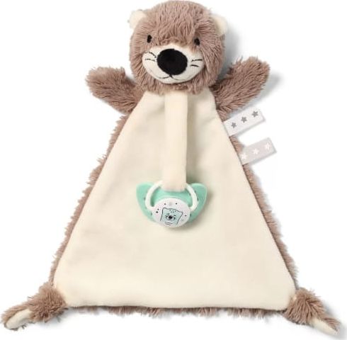 BabyOno Przytulanka z zawieszka do smoczka Otter Maggie Baby Ono 5411391 (5901435411391)