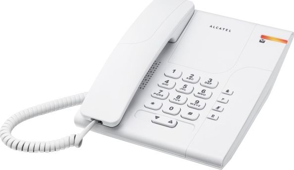 Telefon stacjonarny Alcatel Temporis 180 Bialy telefons