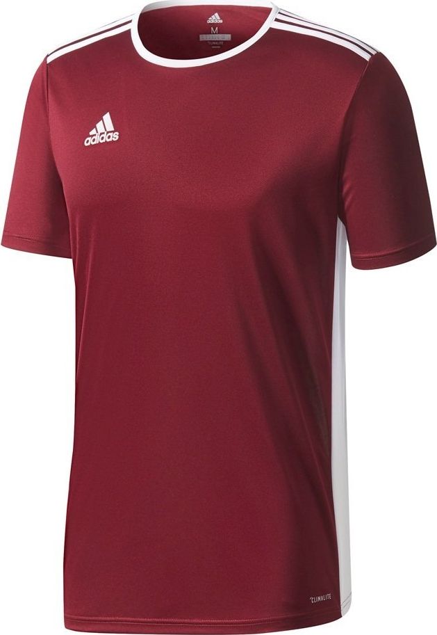 Adidas Koszulka dla dzieci adidas Entrada 18 Jersey JUNIOR bordowa CD8430/CE9564 : Rozmiar - 128cm CD8430/CE9564