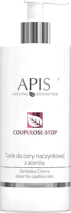 Apis Couperose-Stop Toner tonik do cery naczynkowej z acerola 500ml 5901810004552 (5901810004552) kosmētikas noņēmējs