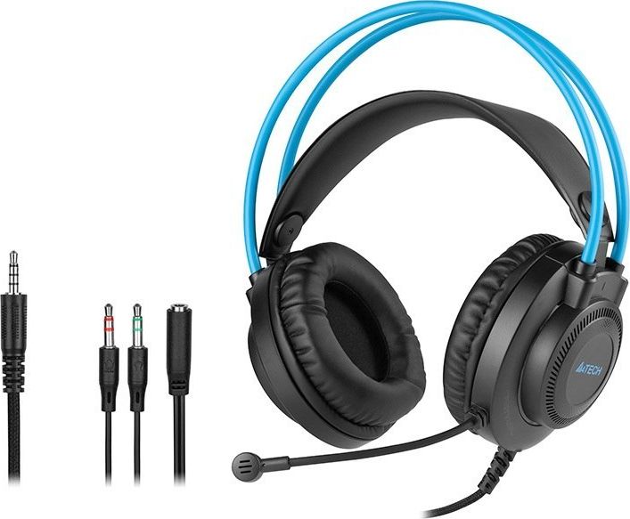 Headphones A4Tech FStyler FH200i blue (jack 3.5mm) A4TSLU46820 austiņas