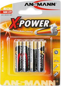 Ansmann Bateria X-Power AAA / R03 4 szt. 00820 Baterija