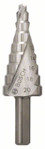 Wiertlo Bosch stopniowe walcowe 4 6 10 12 14 16 8 18 20mm  (2608597519) 2608597519 (3165140107341)