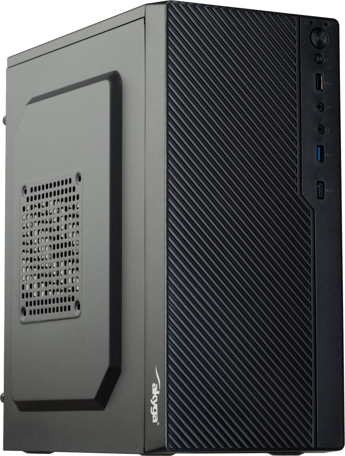 Akyga AK36BK computer case Micro Tower Black Datora korpuss