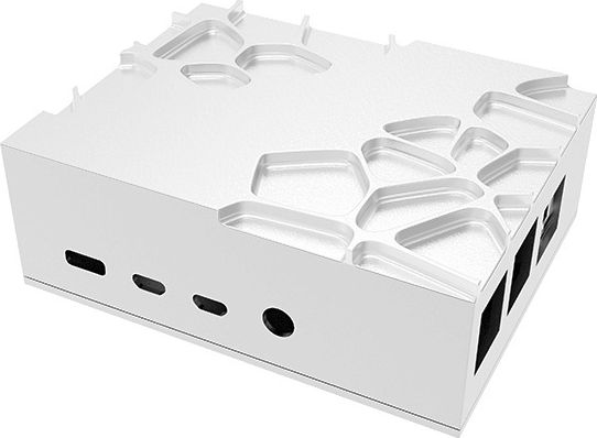 Akasa Aluminium Gehause fur Raspberry Pi 4B mit Thermal-Kit - silber Datora korpuss