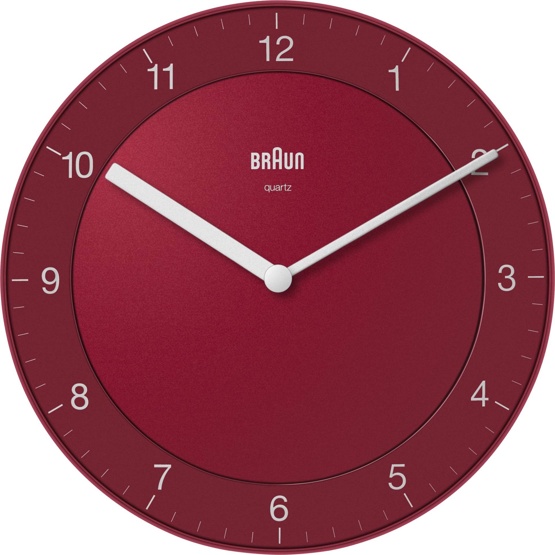 Braun BC 06 R zegar scienny kwarcowy, czerwony (67096) 67096 (4007218670960) radio, radiopulksteņi