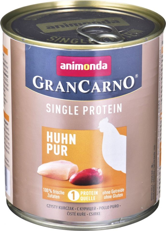 Animonda ANIMONDA GranCarno Single Protein smak: kurczak - puszka 800g 8687997 (4017721824309) barība suņiem