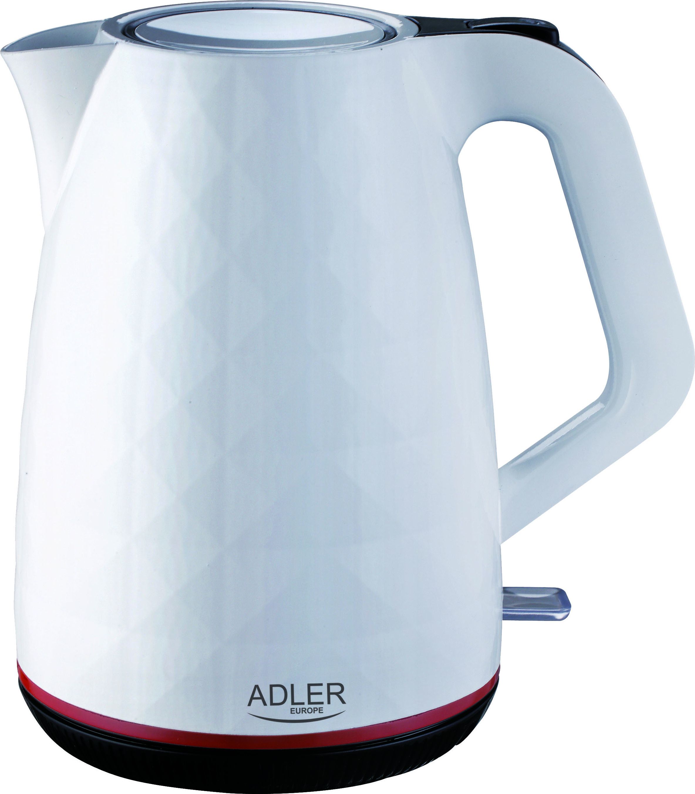 Adler AD 1277 W electric kettle 1.7 L White 2200 W Elektriskā Tējkanna