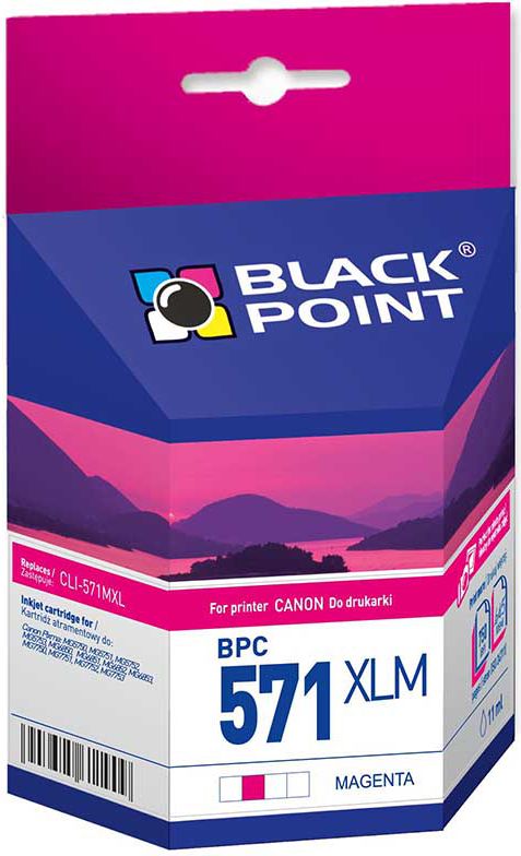 Ink cartridge Black Point BPC571XLM | magenta | 750 pp. | Canon CLI-571MXL