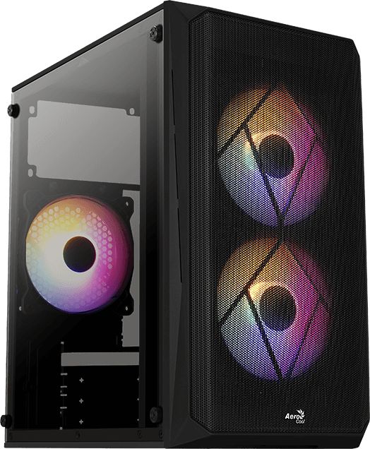 Aerocool CS107V2 computer case Mini Tower Black Datora korpuss