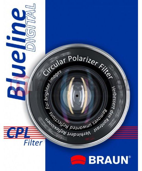 Optical filter BRAUN     Blueline CPL 49mm UV Filtrs